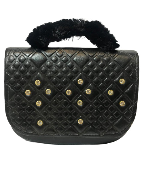 Faux Fur Handle Bag